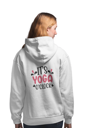 Yoga O'Clock - Funny Print Yoga Hoodies