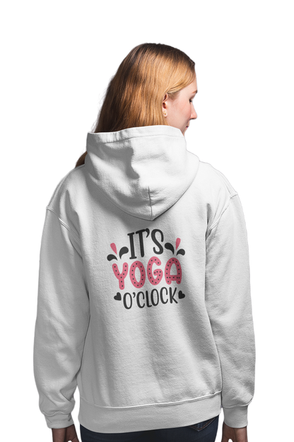 Yoga O'Clock - Funny Print Yoga Hoodies