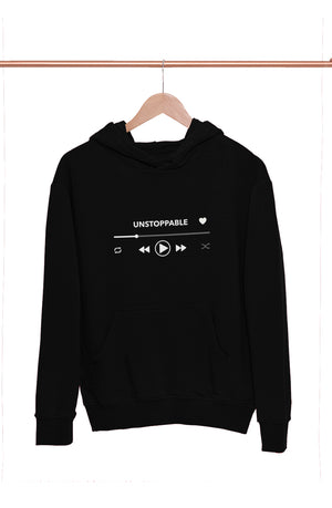 Unstoppable - Black Hoodies for Women