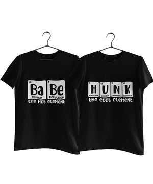 Hunk & Babe - Couple T-shirts (Pack of 2)