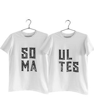 SOUL MATES - Couple T-shirts (Pack of 2)