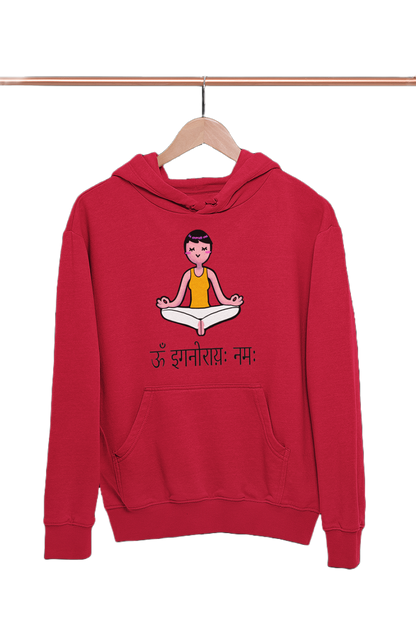 Om ignorai Nameh - Funny Print Yoga Hoodies