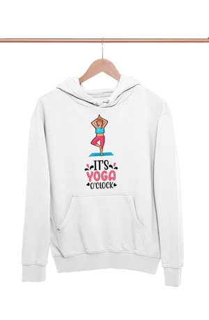 Yoga O'Clock - Funny Print Yoga Hoodies