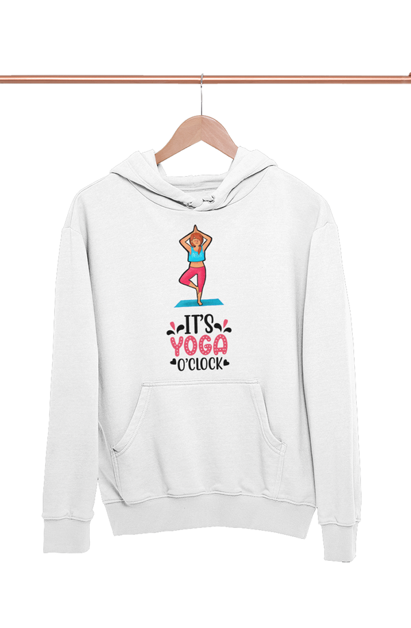 Yoga O'Clock - Funny Print Yoga Hoodies
