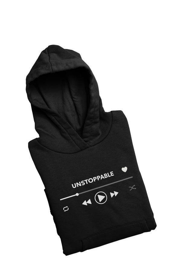 Unstoppable - Black Hoodies for Women