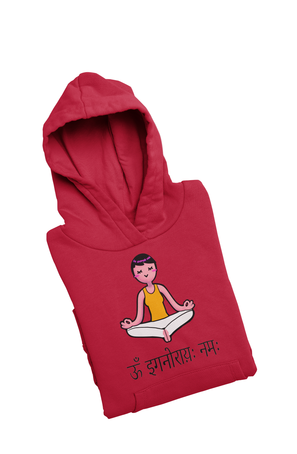 Om ignorai Nameh - Funny Print Yoga Hoodies