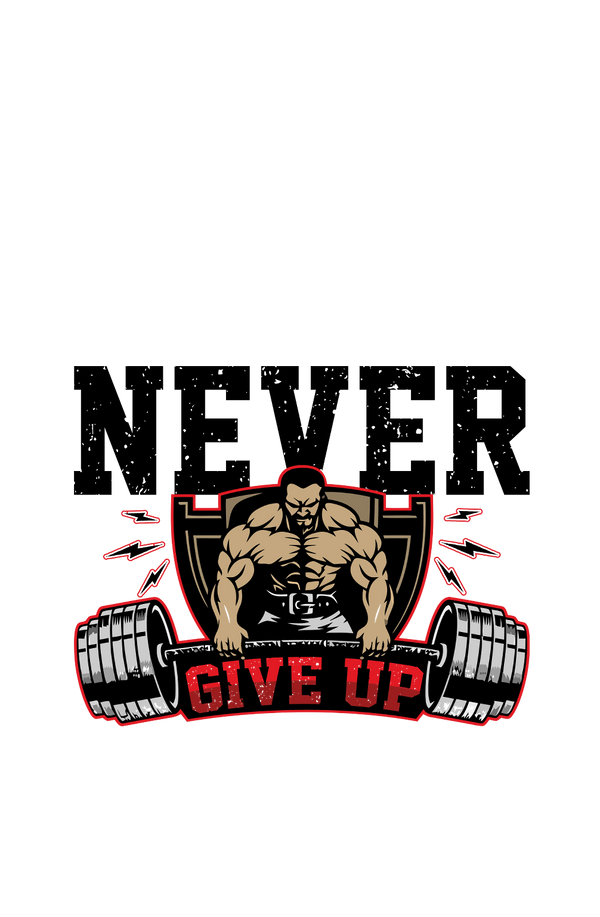 Never Give Up - Men's Gym T-shirt