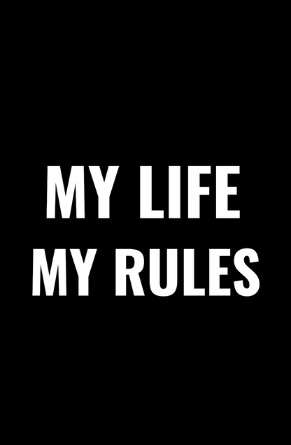 My Life My Mom Rules - Funny Print Hoodies (Both side print)