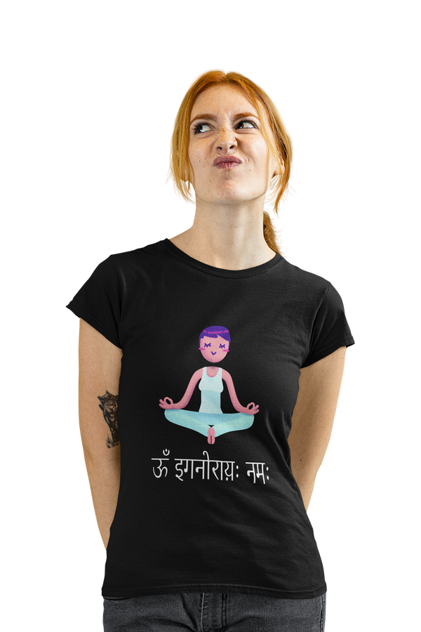 Om Ignoray Namah - Women's Funny Yoga T-shirt