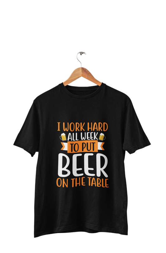 Beer on the Table - Men's T-shirt for Beer Lovers