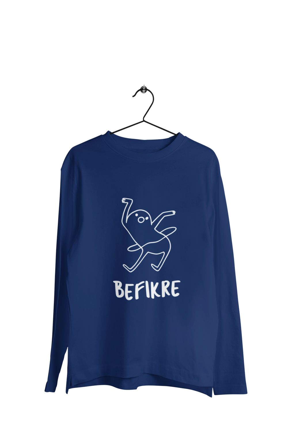 Befikre - Men's Full Sleeves Funny T-shirt
