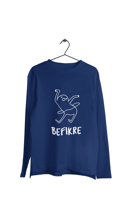 Befikre - Men's Full Sleeves Funny T-shirt