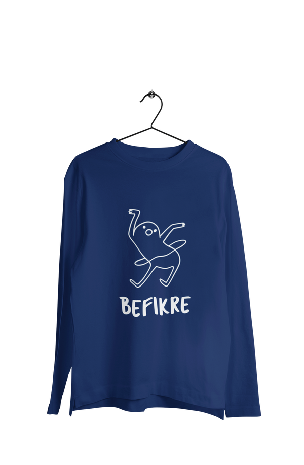 Befikre - Men's Full Sleeves Funny T-shirt