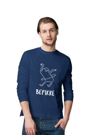 Befikre - Men's Full Sleeves Funny T-shirt