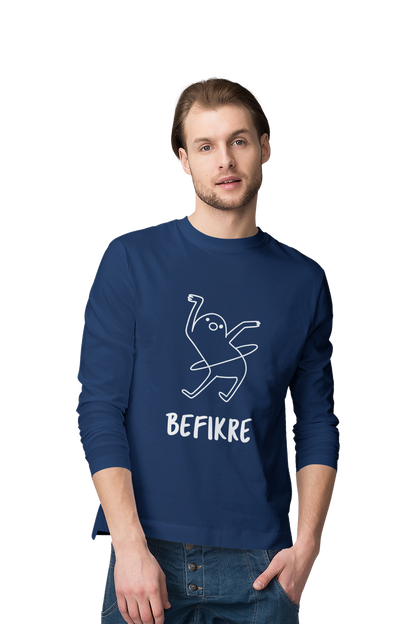 Befikre - Men's Full Sleeves Funny T-shirt