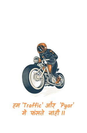 Biker Life - Men's Full Sleeves Bikers T-shirt