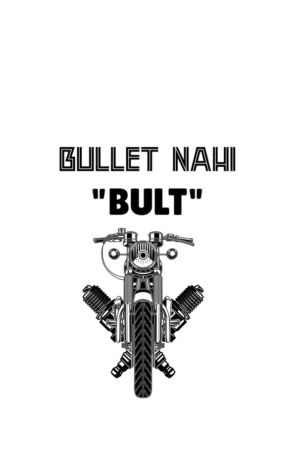 Bullet Nahi 'BULT' - Men's Bikers T-shirt