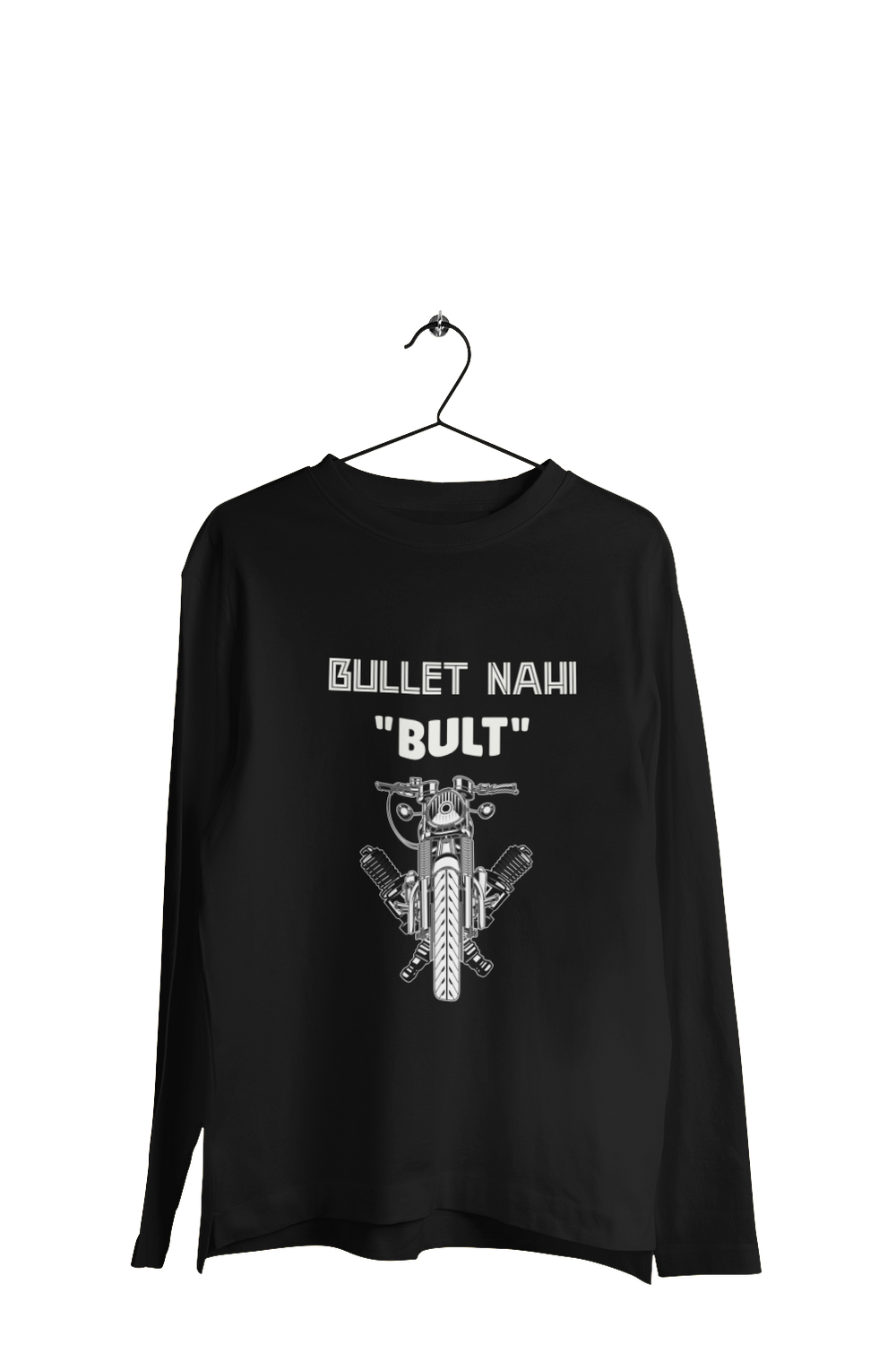 Bullet Nahi "BULT" - Men's Full Sleeves Bikers T-shirt