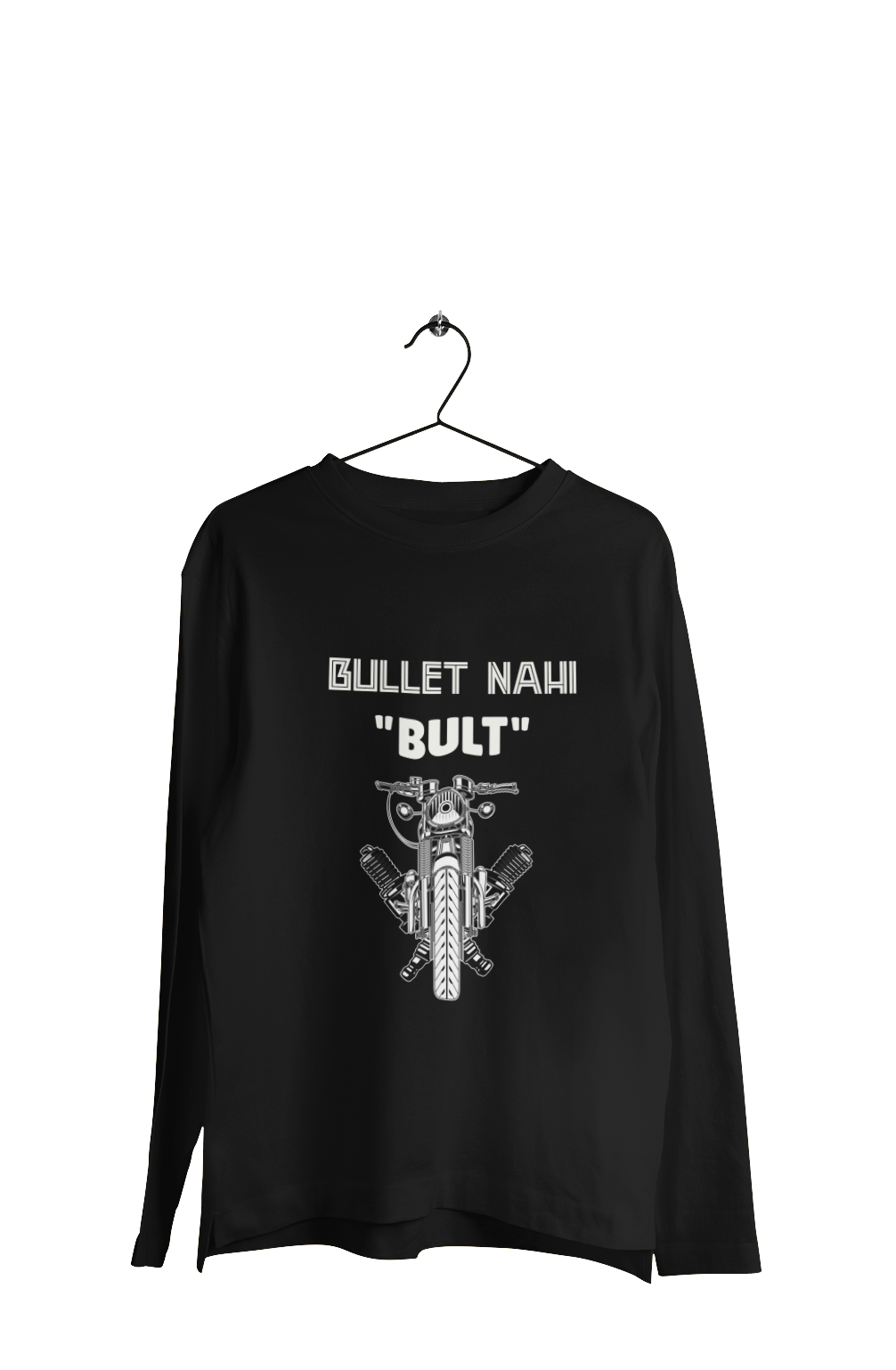 Bullet Nahi "BULT" - Men's Full Sleeves Bikers T-shirt