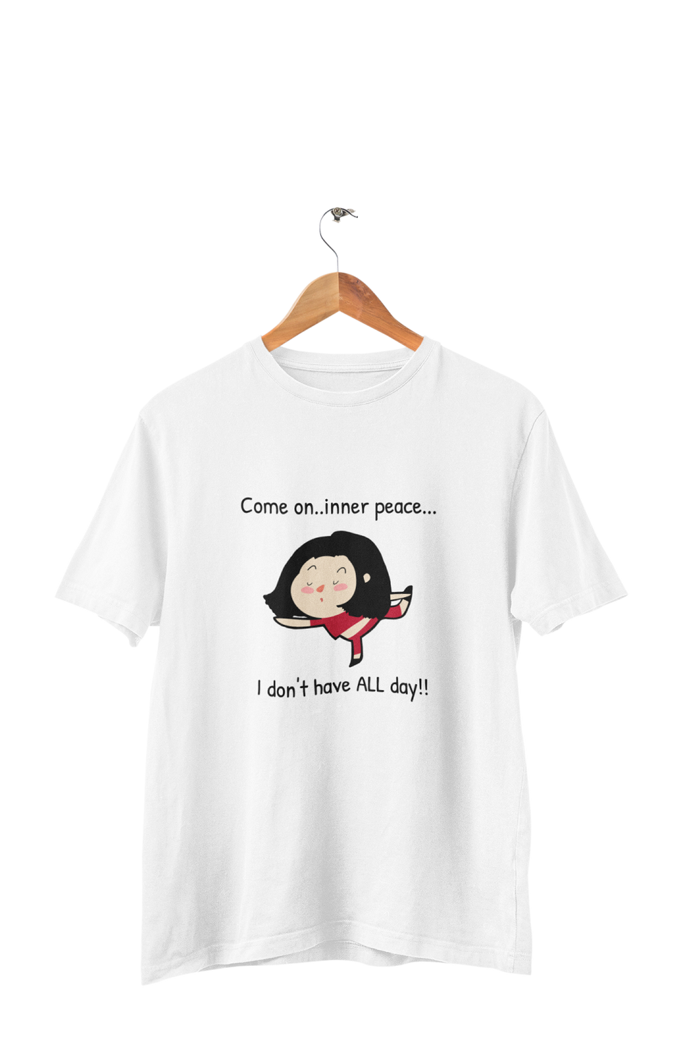 Come On..Inner Peace - Women's Funny Yoga T-shirt