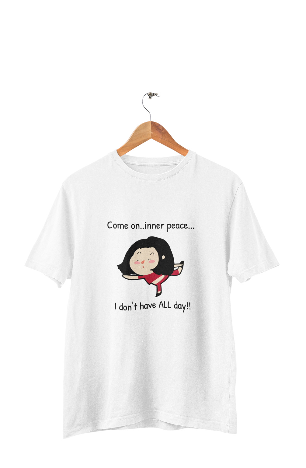 Come On..Inner Peace - Women's Funny Yoga T-shirt