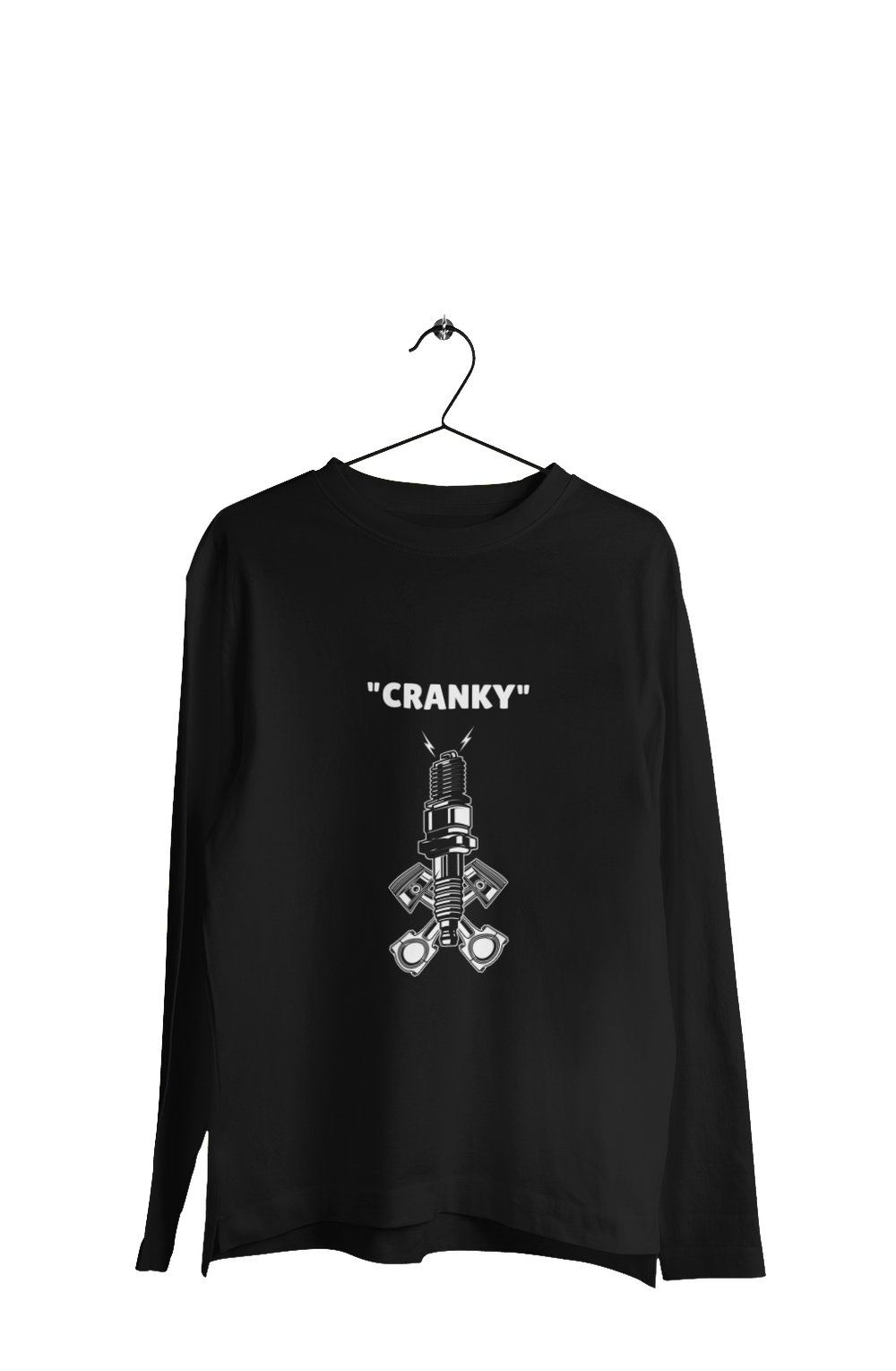 CRANKY - Men's Full Sleeves Bikers T-shirt