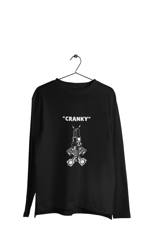 CRANKY - Men's Full Sleeves Bikers T-shirt