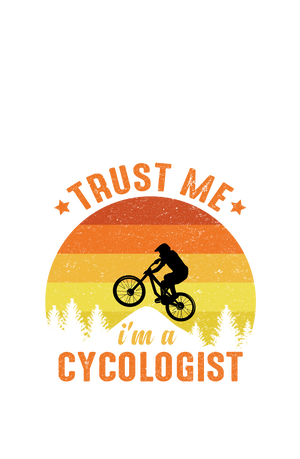 I am a Cycologist - Men's T-shirt for Cyclist