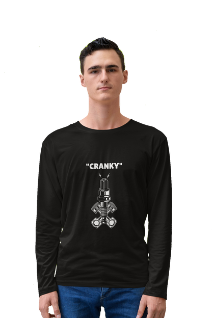 CRANKY - Men's Full Sleeves Bikers T-shirt