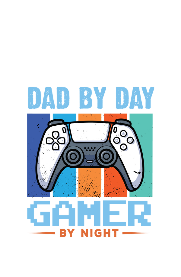 Dad by Day Gamer by Night - Men's Gamers T-shirt