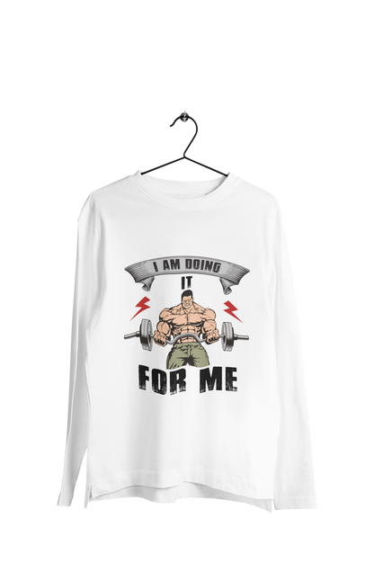 Doing it for Me - Men's Full Sleeves Gym T-shirt