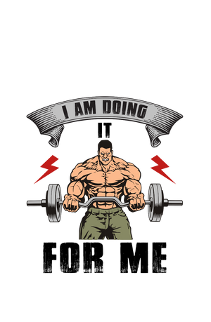 Doing it for Me - Men's Full Sleeves Gym T-shirt