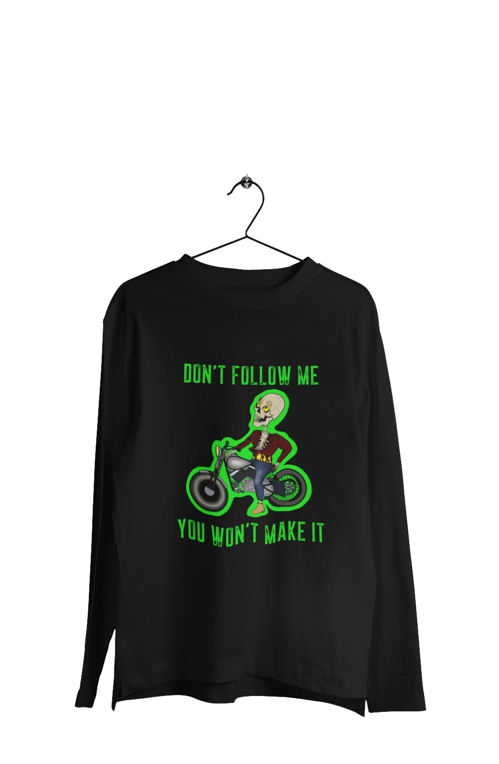 Don't Follow Me - Men's Full Sleeves Bikers T-shirt