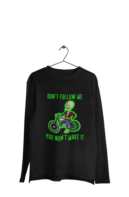 Don't Follow Me - Men's Full Sleeves Bikers T-shirt