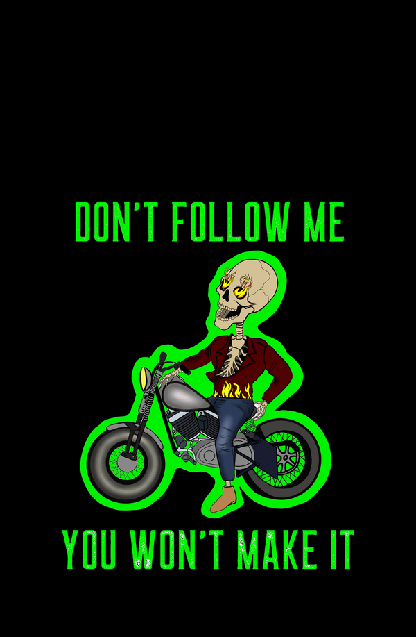 Don't Follow Me - Men's Full Sleeves Bikers T-shirt