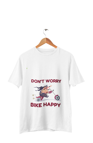 Don't Worry Bike Happy - Men's Bikers T-shirt