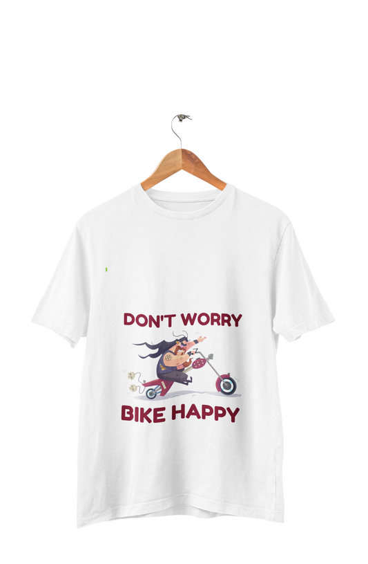 Don't Worry Bike Happy - Men's Bikers T-shirt