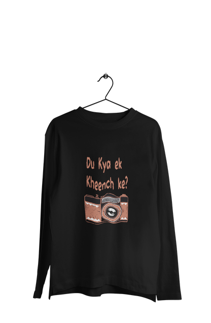 Du Kya Ek Kheench Ke? - Women's Full Sleeves Funny T-shirt