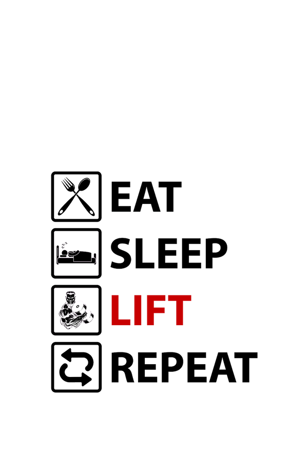 EAT SLEEP LIFT & REPEAT - Women's Gym T-shirt