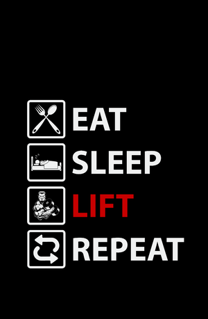 Eat Sleep Lift Repeat - Men's Gym T-shirt