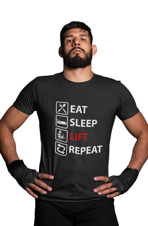 Eat Sleep Lift Repeat - Men's Gym T-shirt