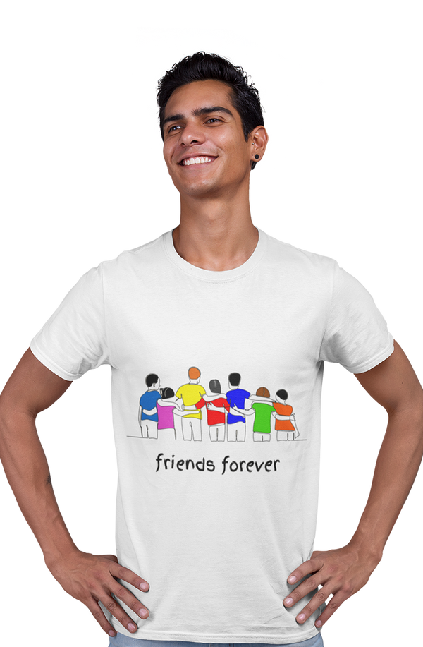 Friends Forever - Men's College T-shirt