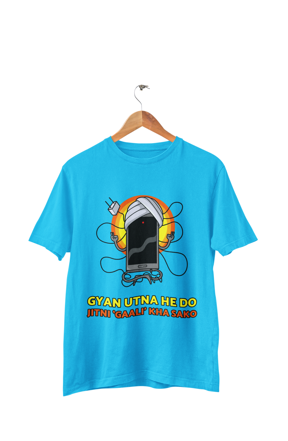 Gyan Utna Jitni Gaali - Men's Funny Quote T-shirt