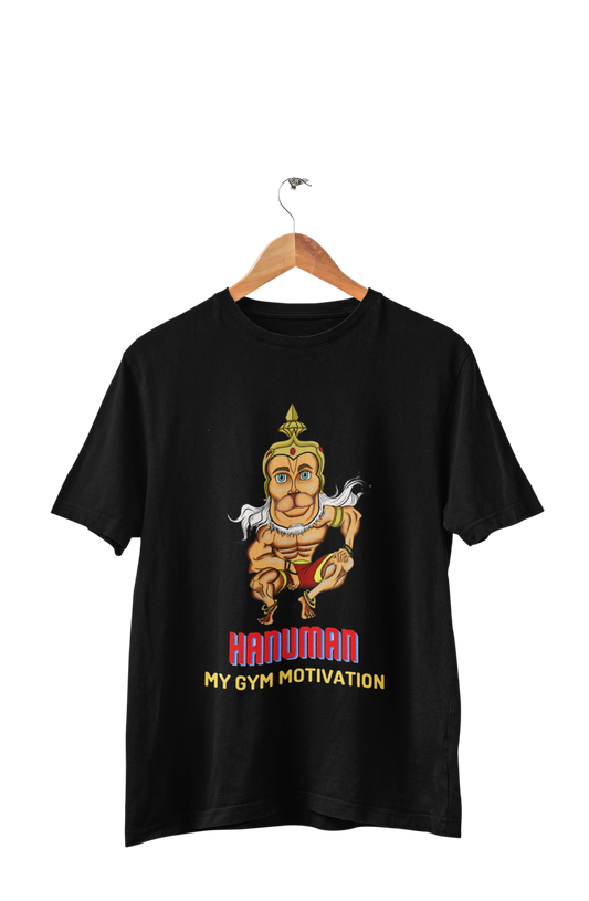 Hanuman - Men's Gym Black T-shirt