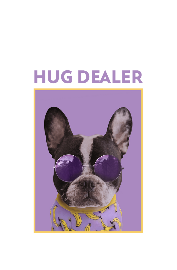 Hug Dealer - Men's Full Sleeves Dog T-shirt Success Activ