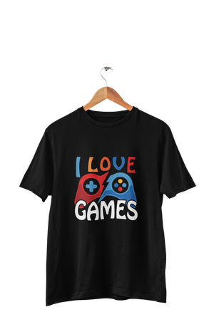 I Love Games - Men's Gamer T-shirt