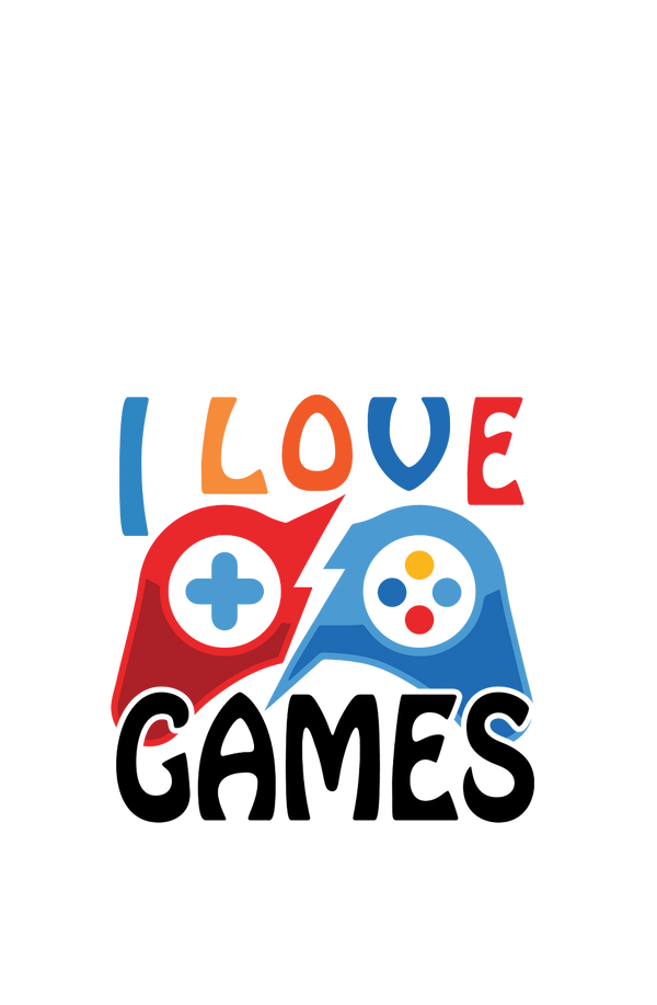 I Love Games - Men's Gamer T-shirt