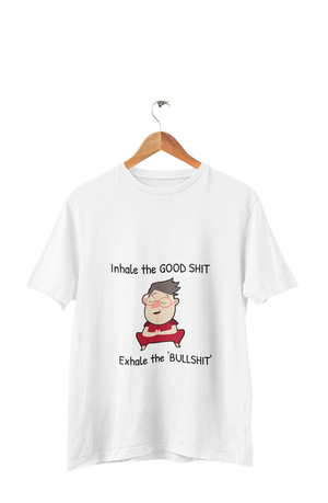 Inhale The Good Shit - Men's Funny Yoga T-shirt