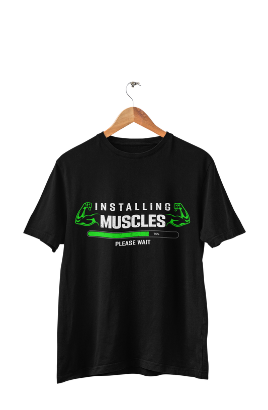 Installing Muscles - Men's Gym T-shirts