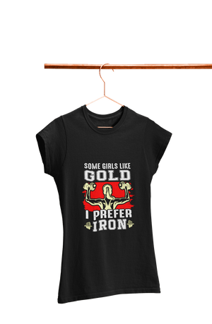 I prefer Iron - Women's Gym T-shirt
